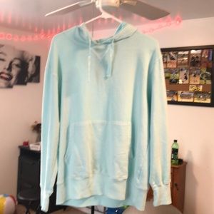 baby blue hoodie